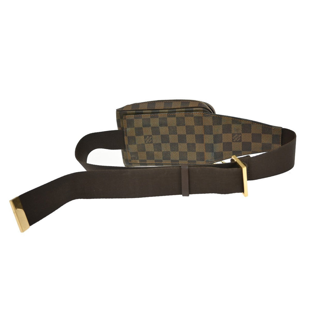 Louis Vuitton Geronimos Waist Bag Damier Brown Canvas Shoulder Bag