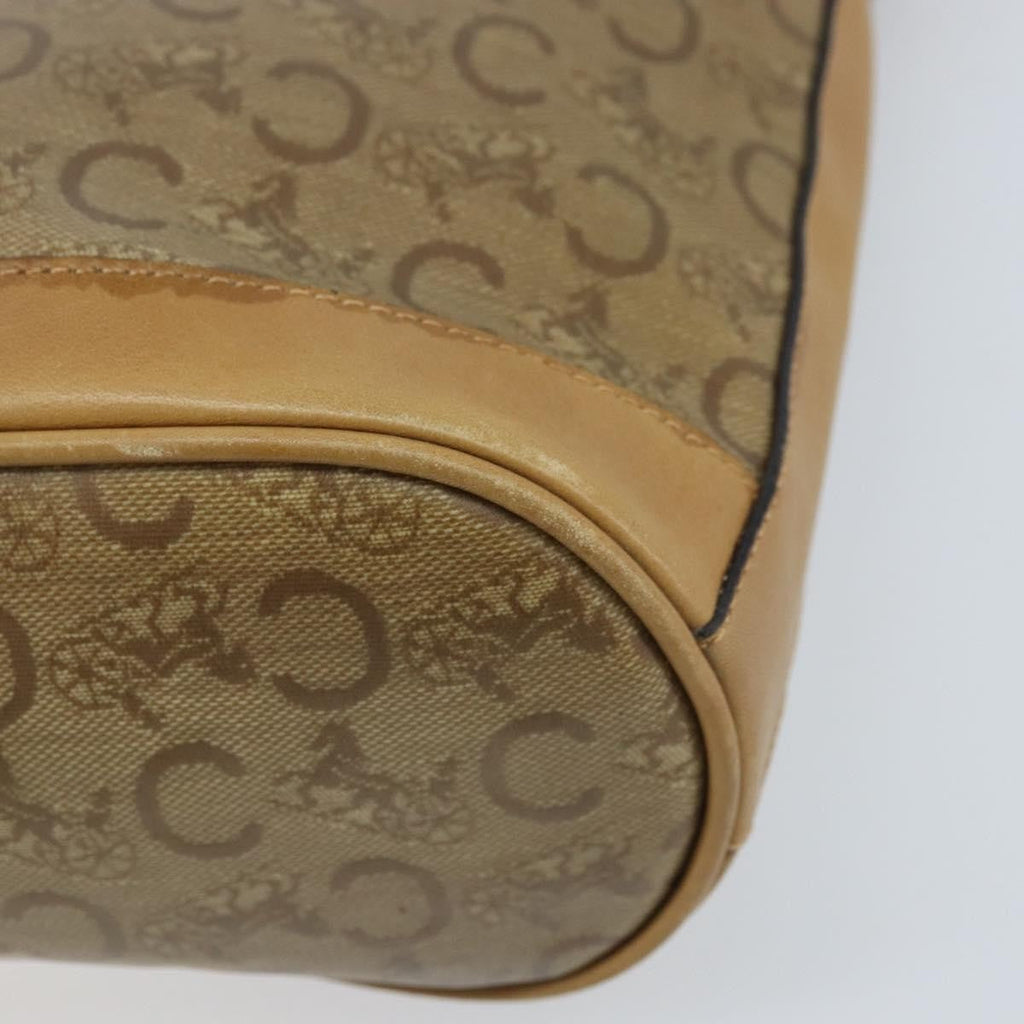 Celine C Sulky Shoulder Bag Canvas And Leather Beige Canvas Shoulder Bag Bag