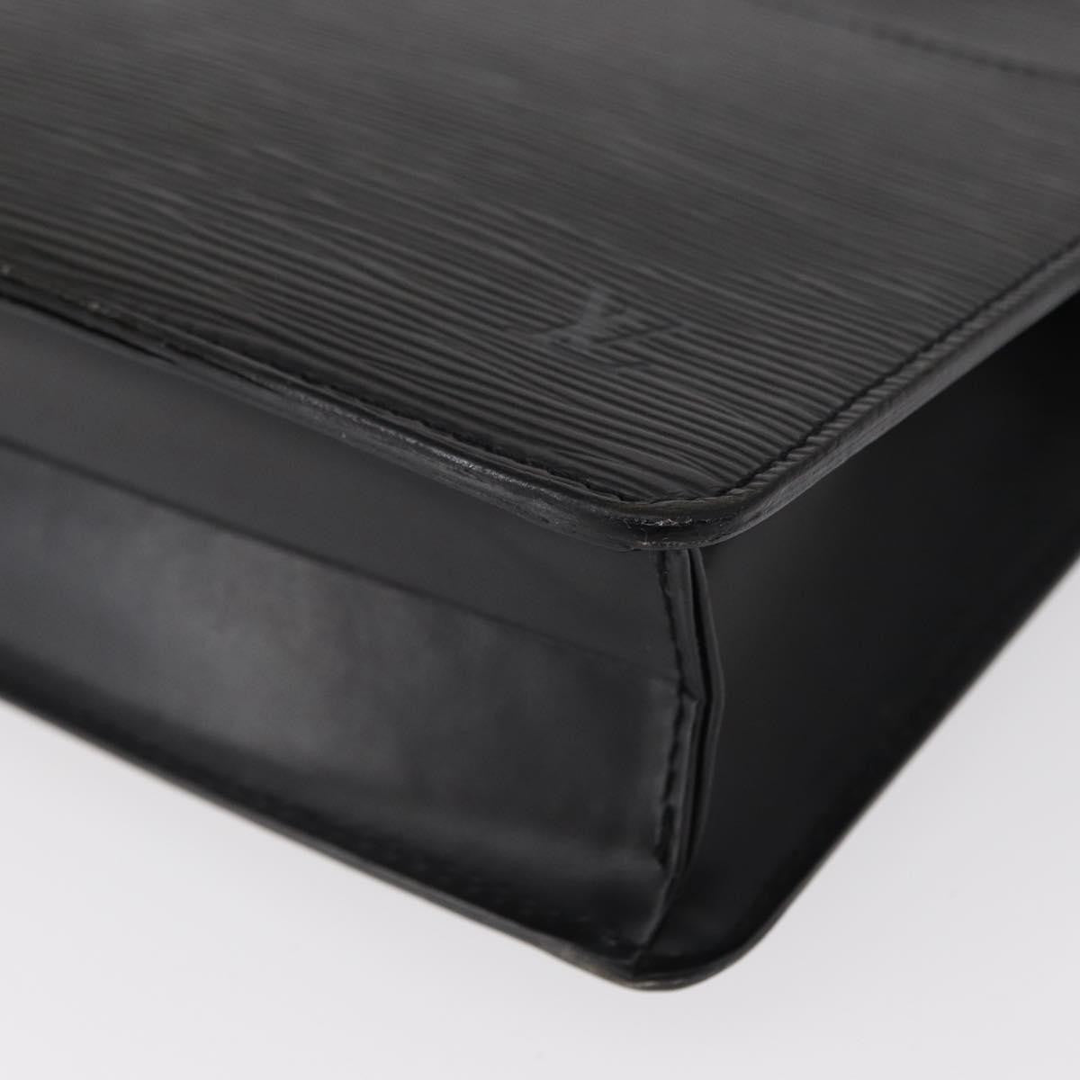 Louis Vuitton Pochette Homme Epi Leather Black Leather Clutche & Pouche Bag