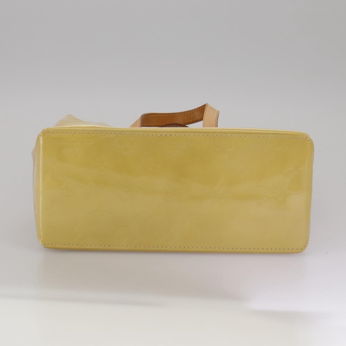Louis Vuitton Reade Handbag Monogram Vernis Beige Patent_Leather Handbag
