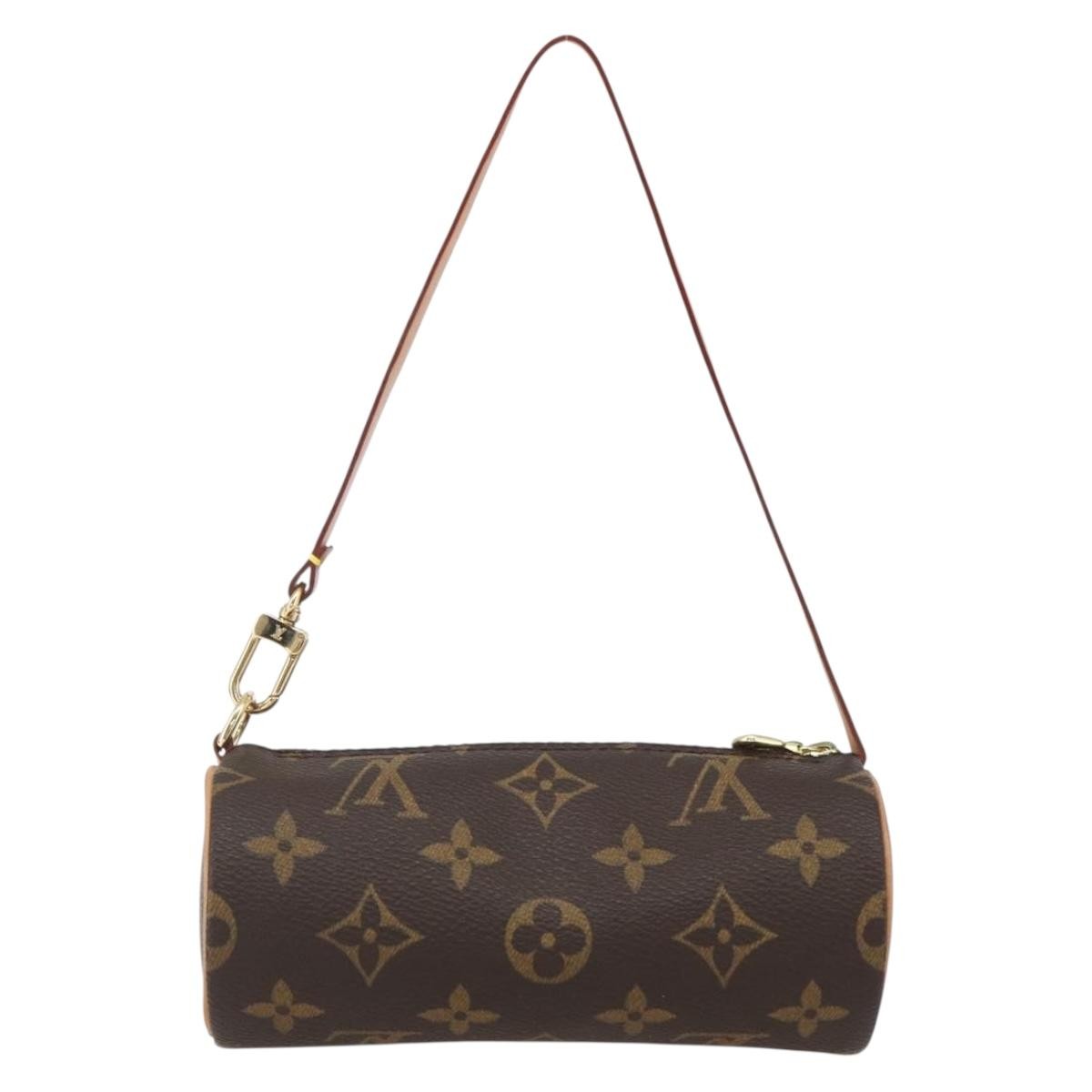 Louis Vuitton Papillon Pochette Monogram Canvas Brown Canvas Clutche & Pouche Bag