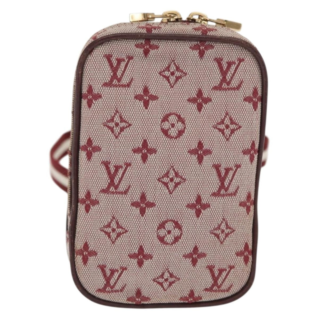 Louis Vuitton Camera Bag Mini Lin Red Canvas Clutche & Pouche Bag