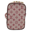 Louis Vuitton Camera Bag Mini Lin Red Canvas Clutche & Pouche Bag