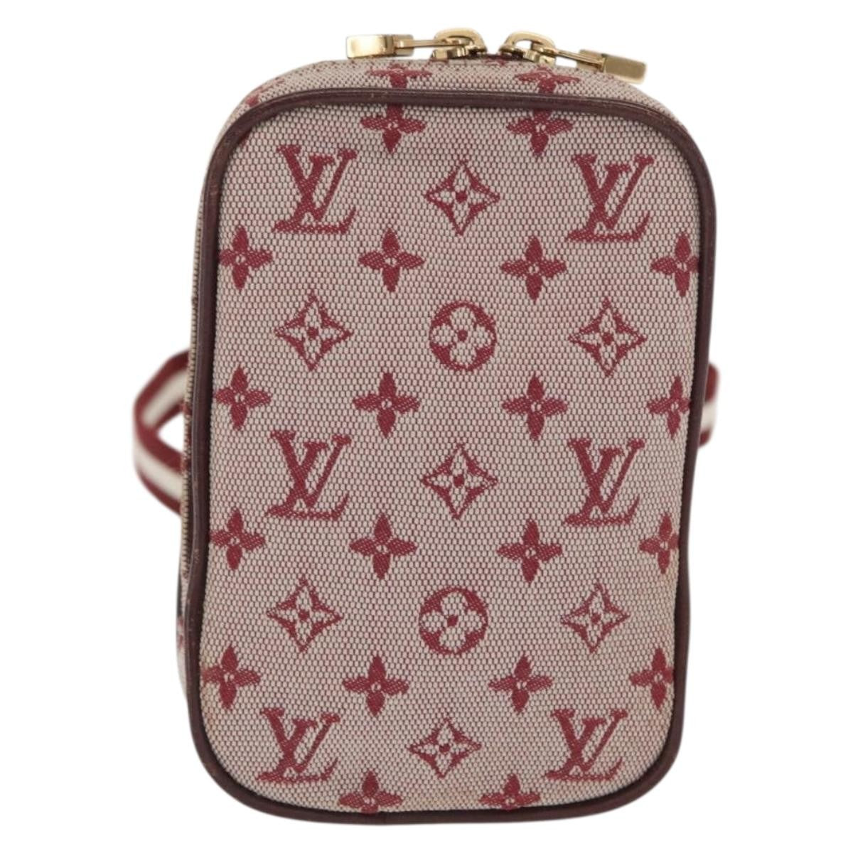 Louis Vuitton Camera Bag Mini Lin Red Canvas Clutche & Pouche Bag