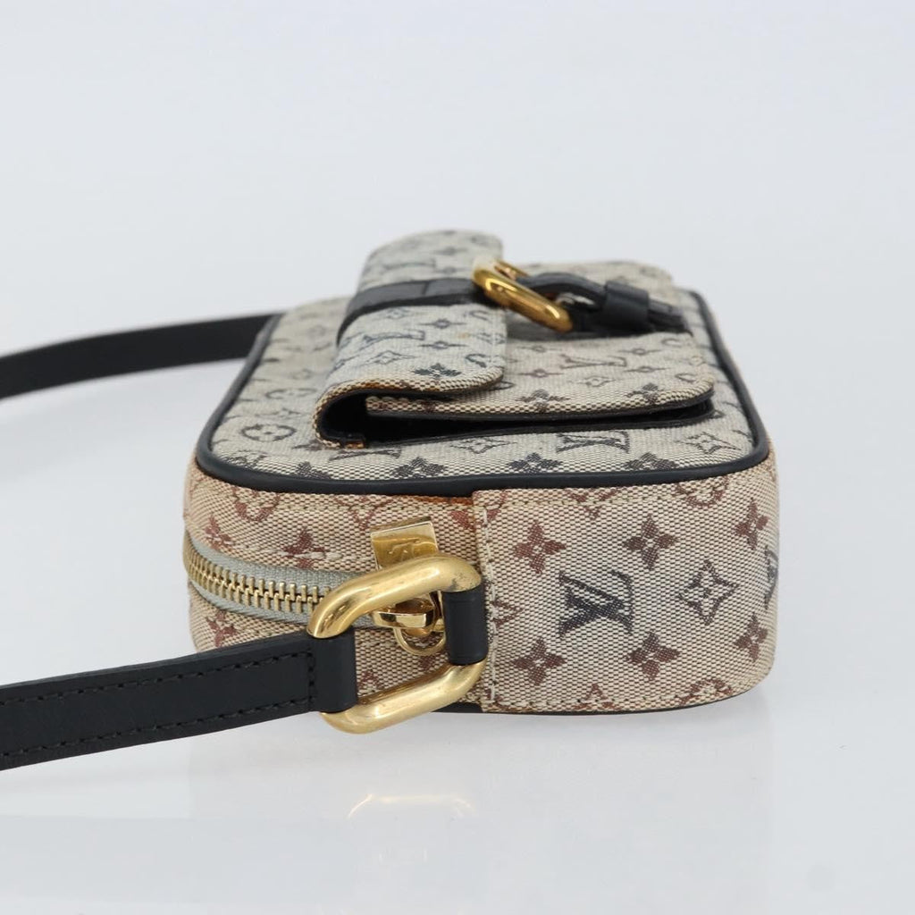 Louis Vuitton Juliette Crossbody Bag Mini Lin Blue Canvas Shoulder Bag