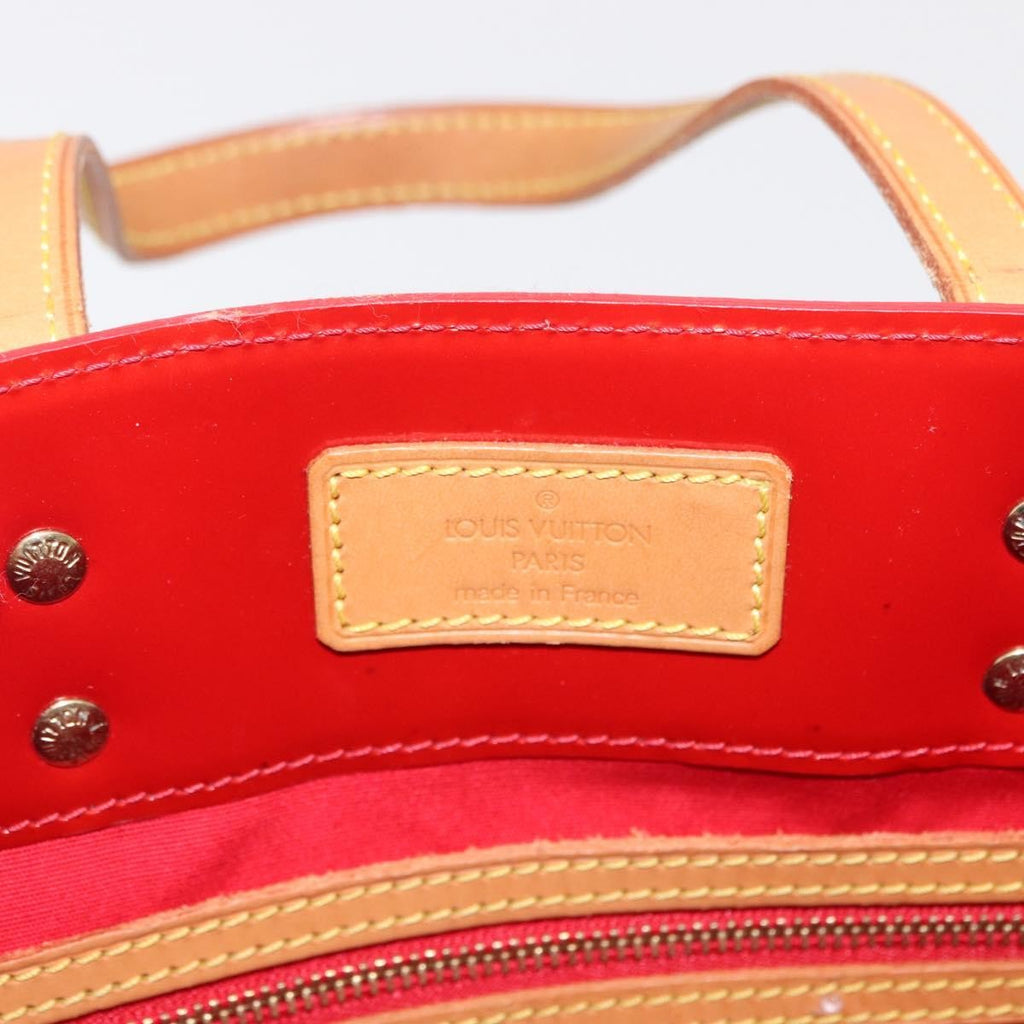 Louis Vuitton Reade Handbag Monogram Vernis Red Patent_Leather Handbag