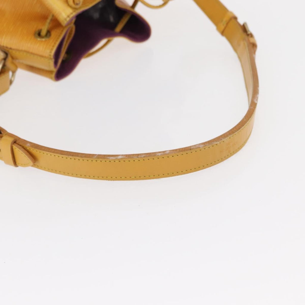 Louis Vuitton Noe Handbag Epi Leather Yellow Leather Shoulder Bag
