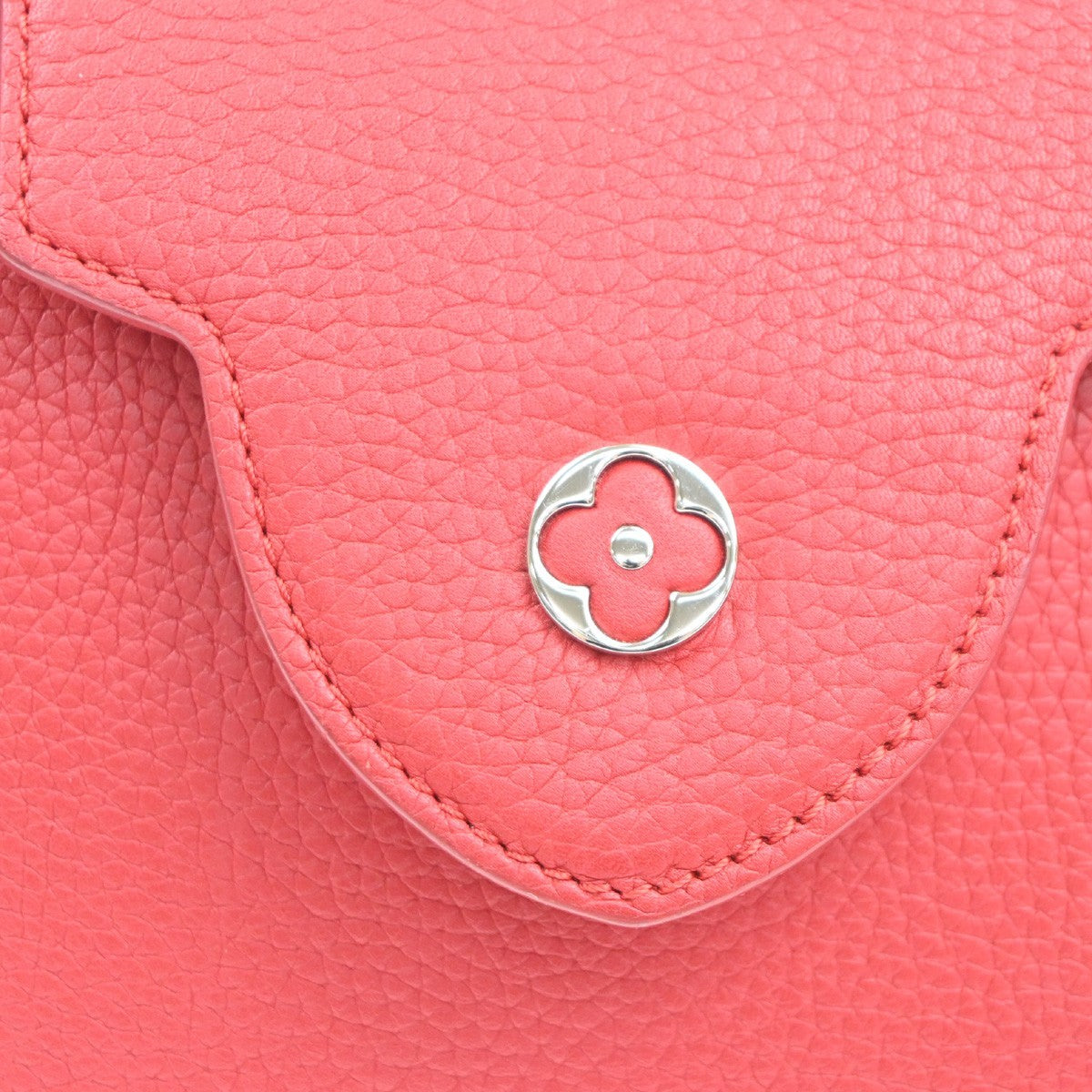 Louis Vuitton Capucines Bag Leather Red Leather Handbag