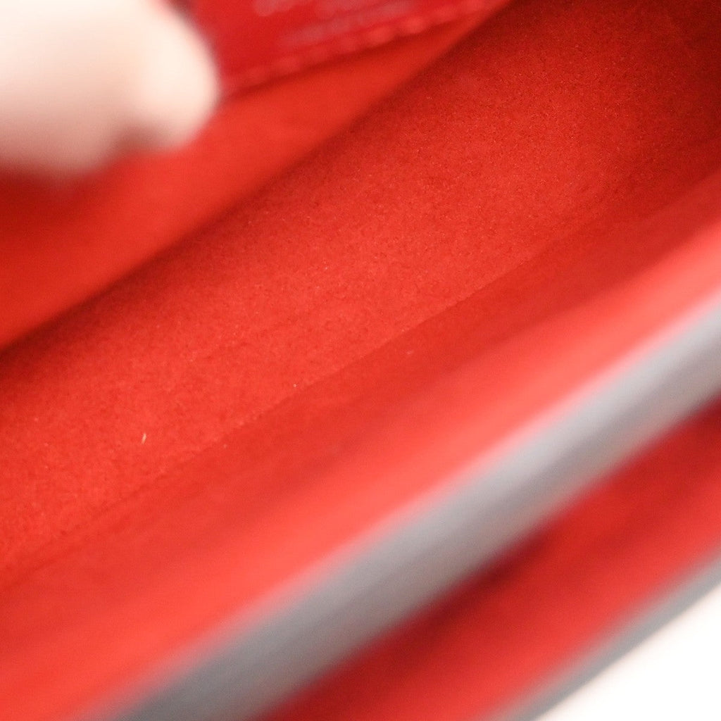 Louis Vuitton Very Messenger Monogram Leather Red Leather Shoulder Bag