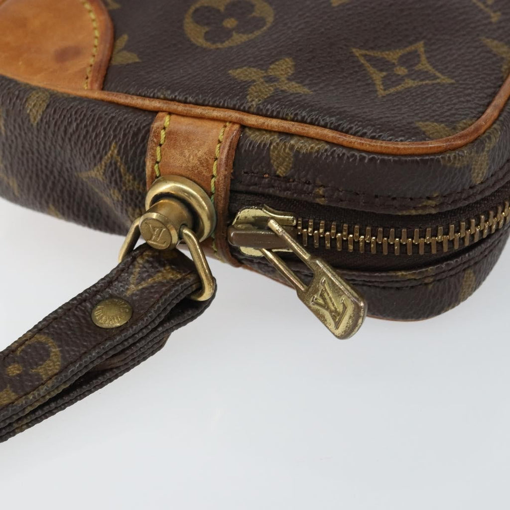 Louis Vuitton Marly Dragonne Clutch Monogram Canvas Brown Canvas Clutche & Pouche Bag