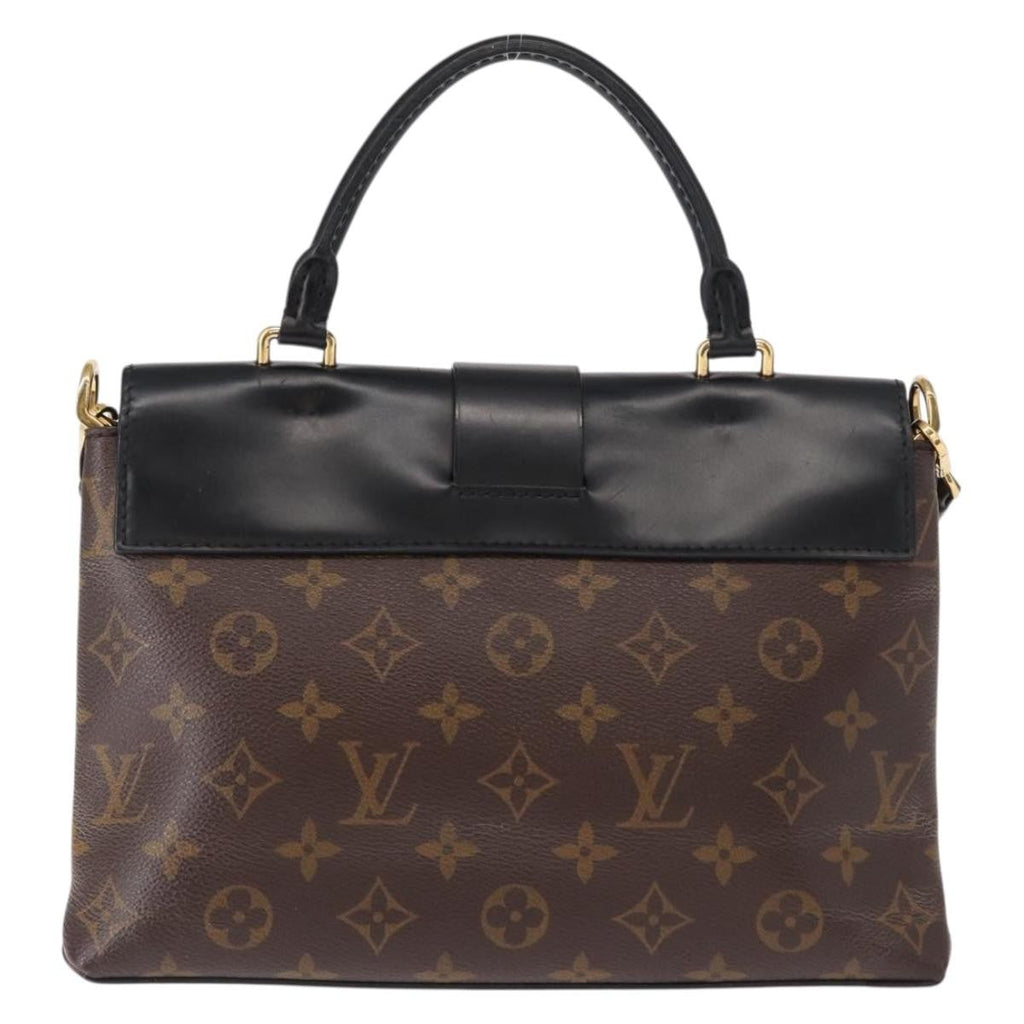 Louis Vuitton One Handle Flap Bag Monogram Canvas And Leather Brown Canvas Handbag