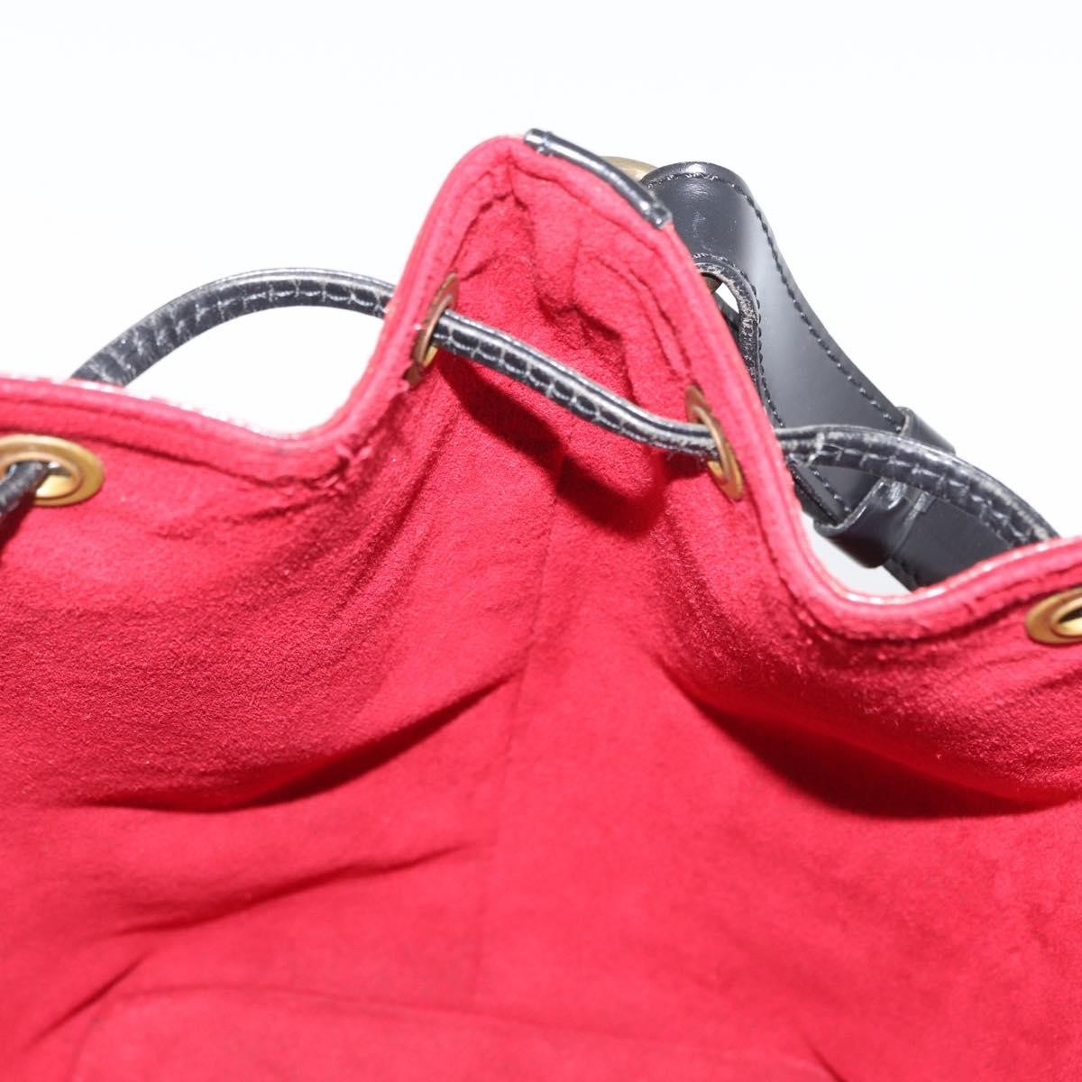 Louis Vuitton Petit Noe Handbag Epi Leather Red Leather Shoulder Bag