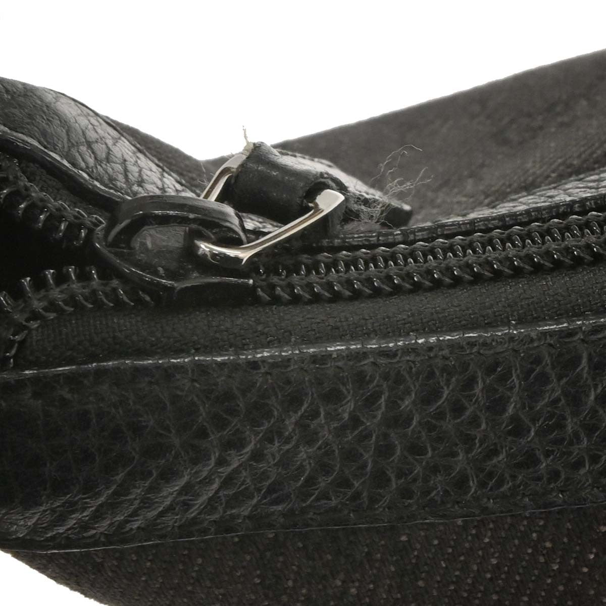 Gucci Abbey Pocket Hobo Gg Canvas Gray Canvas Handbag (Pre-Owned)