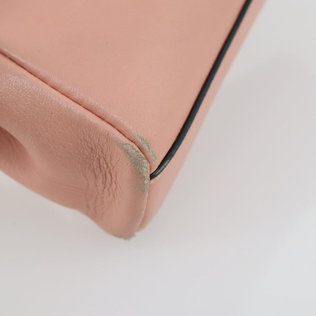 Fendi Peekaboo Bag Leather Pink Leather Handbag
