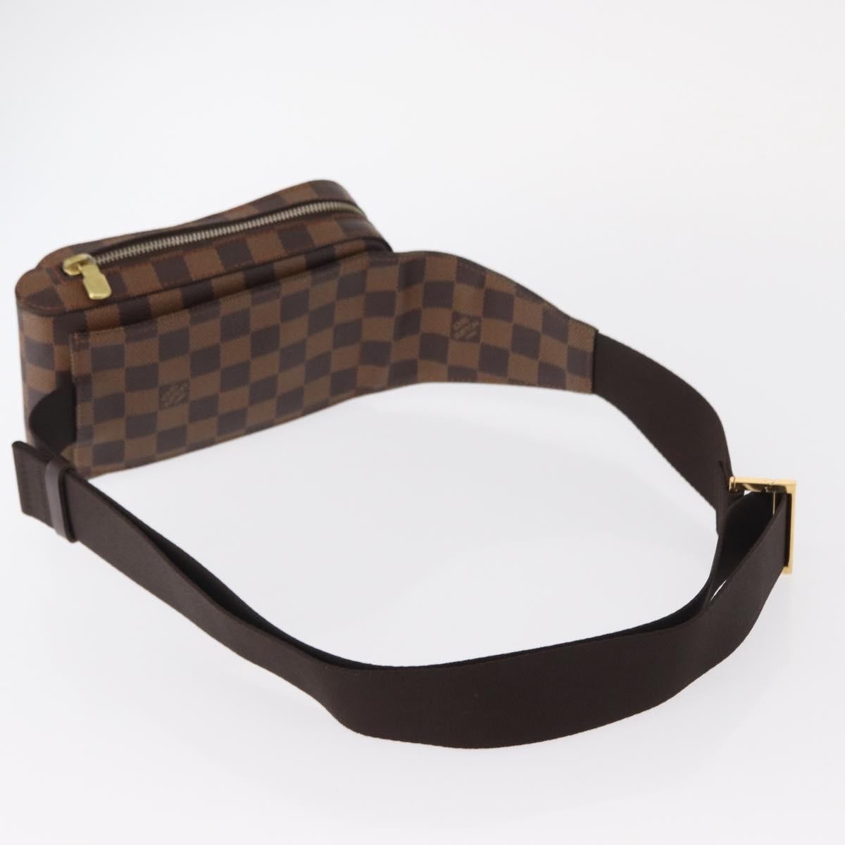 Louis Vuitton Geronimos Waist Bag Damier Brown Canvas Shoulder Bag