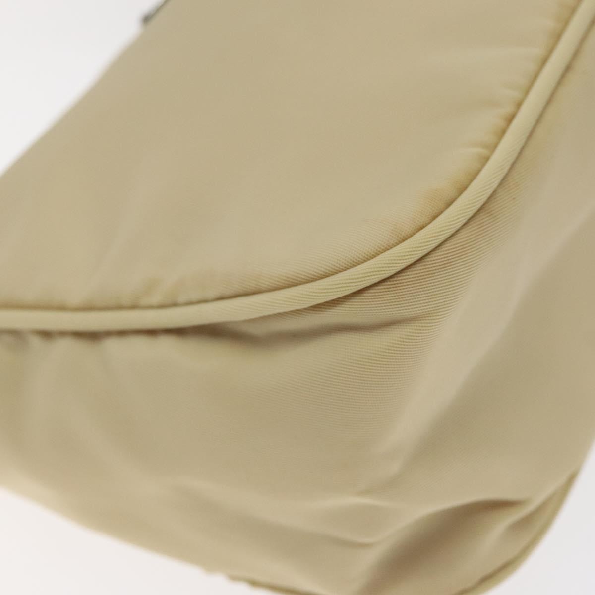 Prada Hobo Tessuto Beige Nylon Handbag