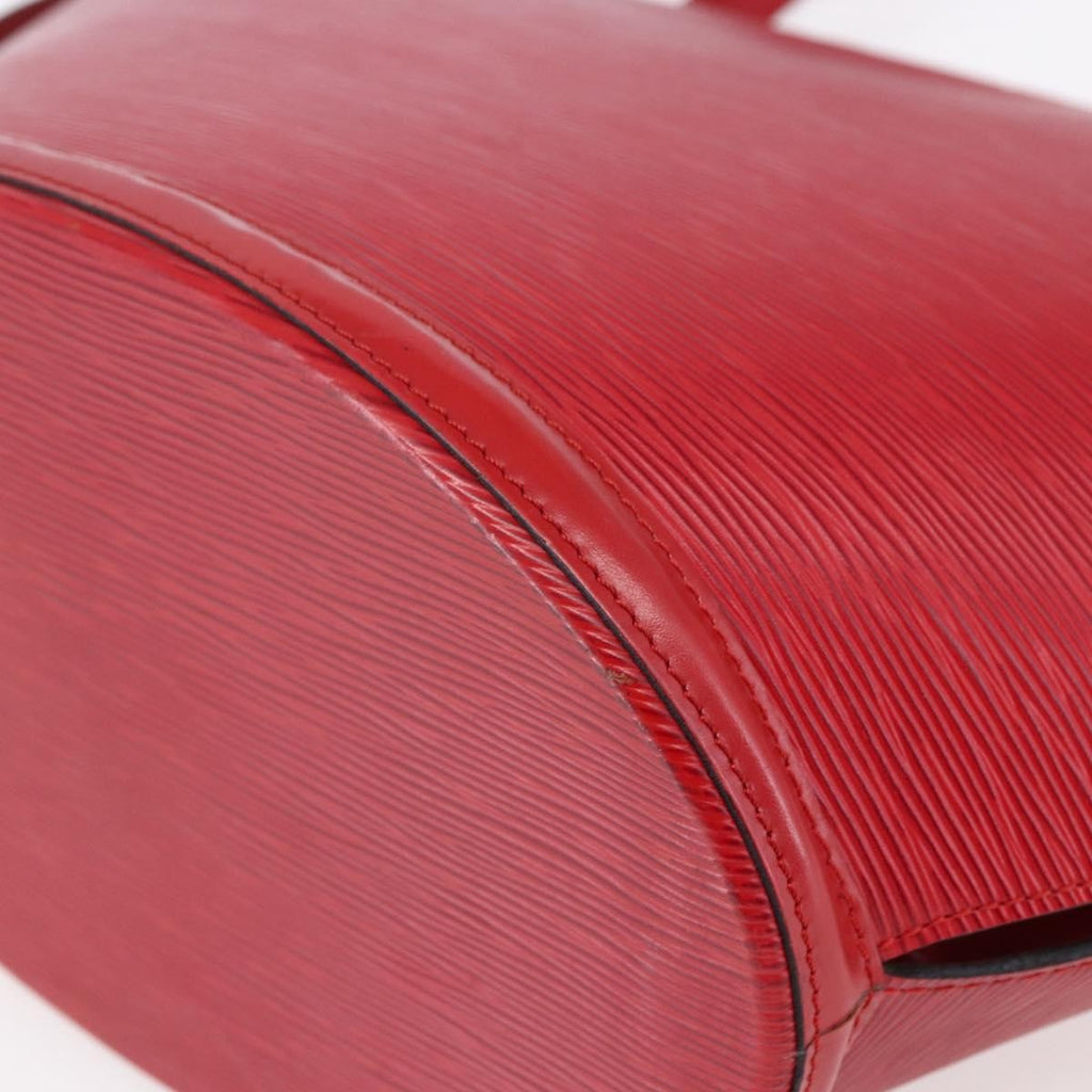 Louis Vuitton Saint Jacques Handbag Epi Leather Red Leather Shoulder Bag