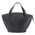 Louis Vuitton Saint Jacques Nm Handbag Epi Leather Black Leather Handbag