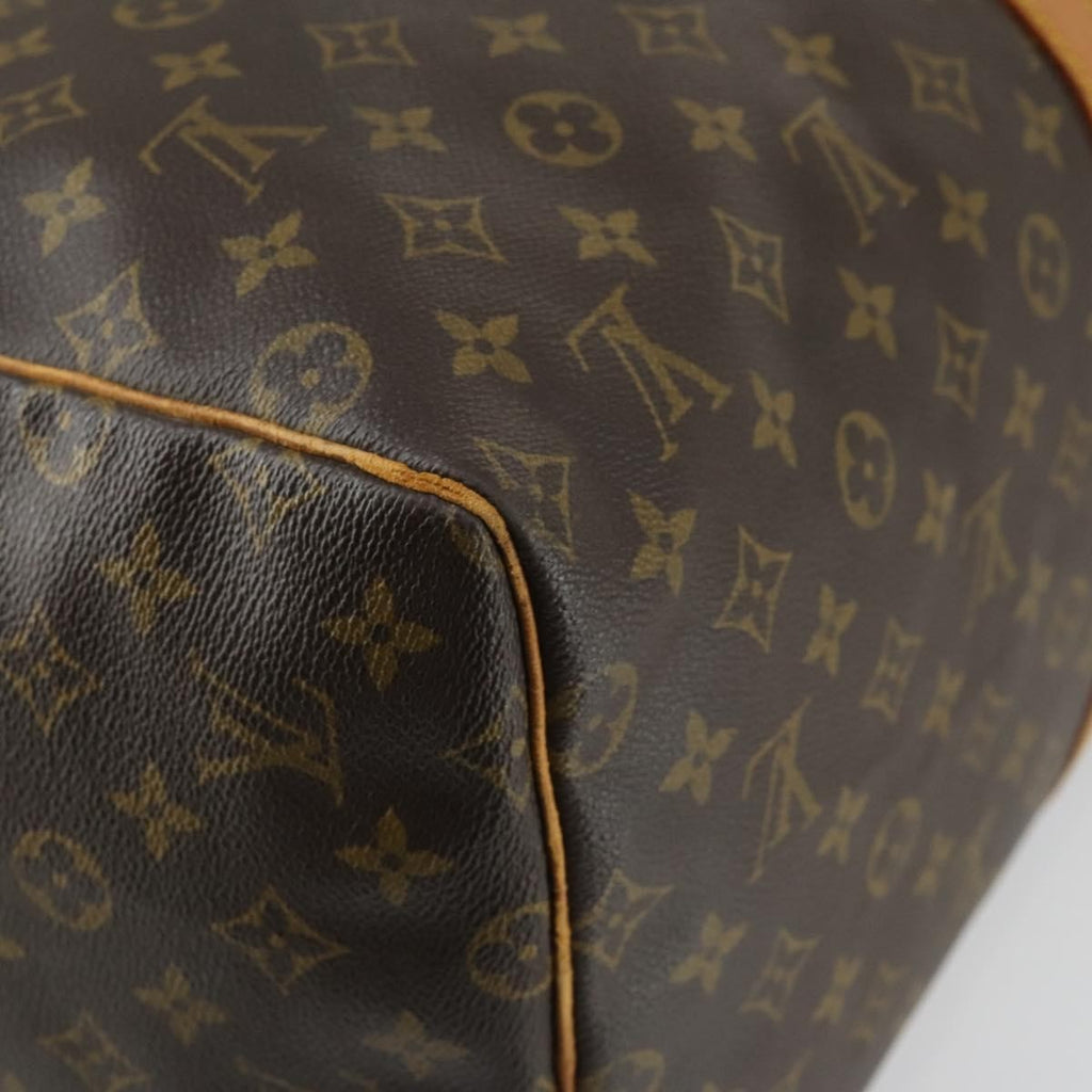 Louis Vuitton Keepall Bag Monogram Canvas Brown Canvas Travel Bag