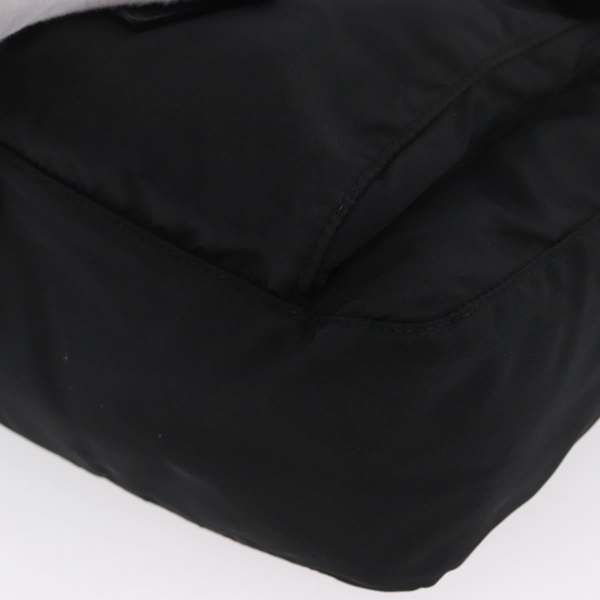 Prada Buckle Messenger Bag Tessuto Black Nylon Shoulder Bag Bag