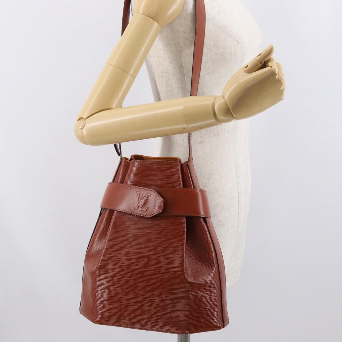 Louis Vuitton Vintage Sac D'epaule Handbag Epi Leather Brown Leather Shoulder Bag