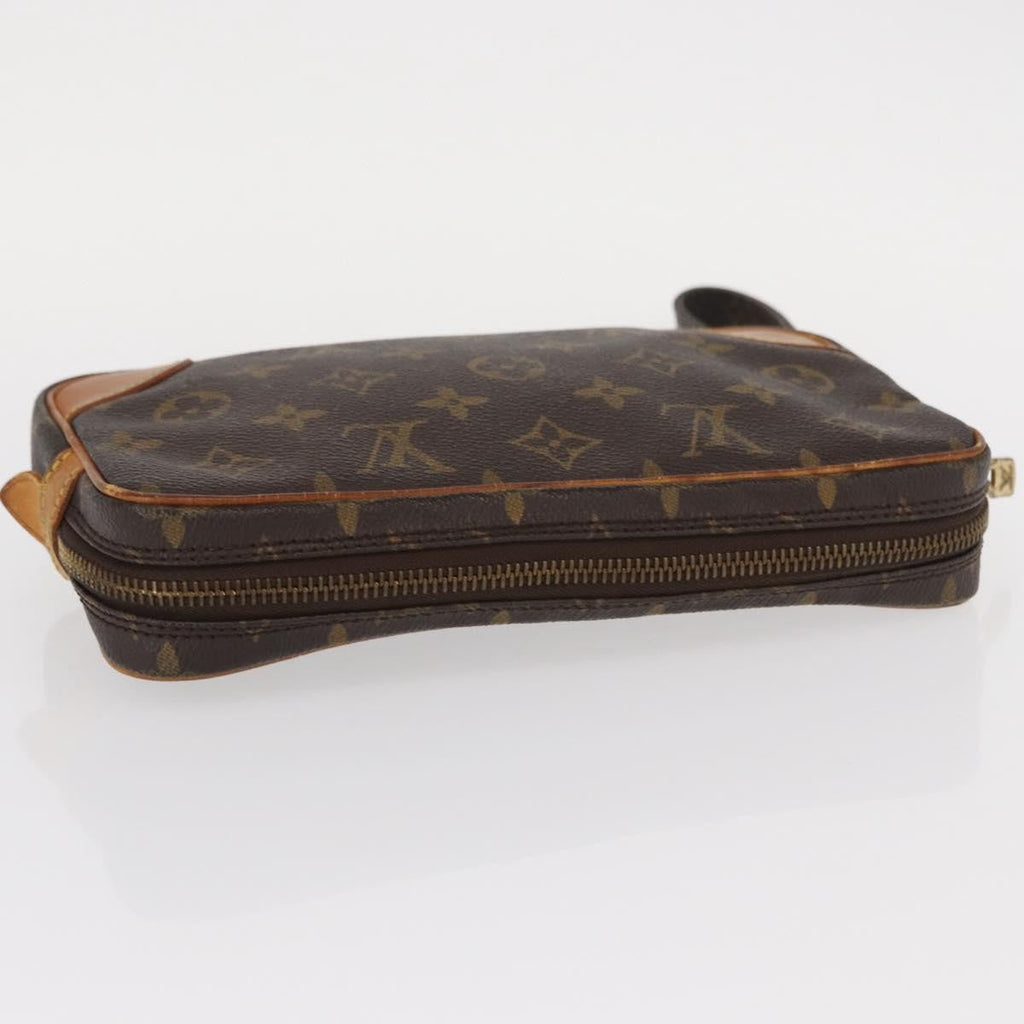 Louis Vuitton Marly Dragonne Clutch Monogram Canvas Brown Canvas Clutche & Pouche Bag