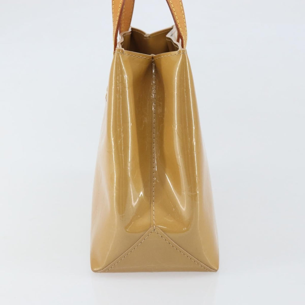 Louis Vuitton Reade Handbag Monogram Vernis Beige Patent_Leather Handbag