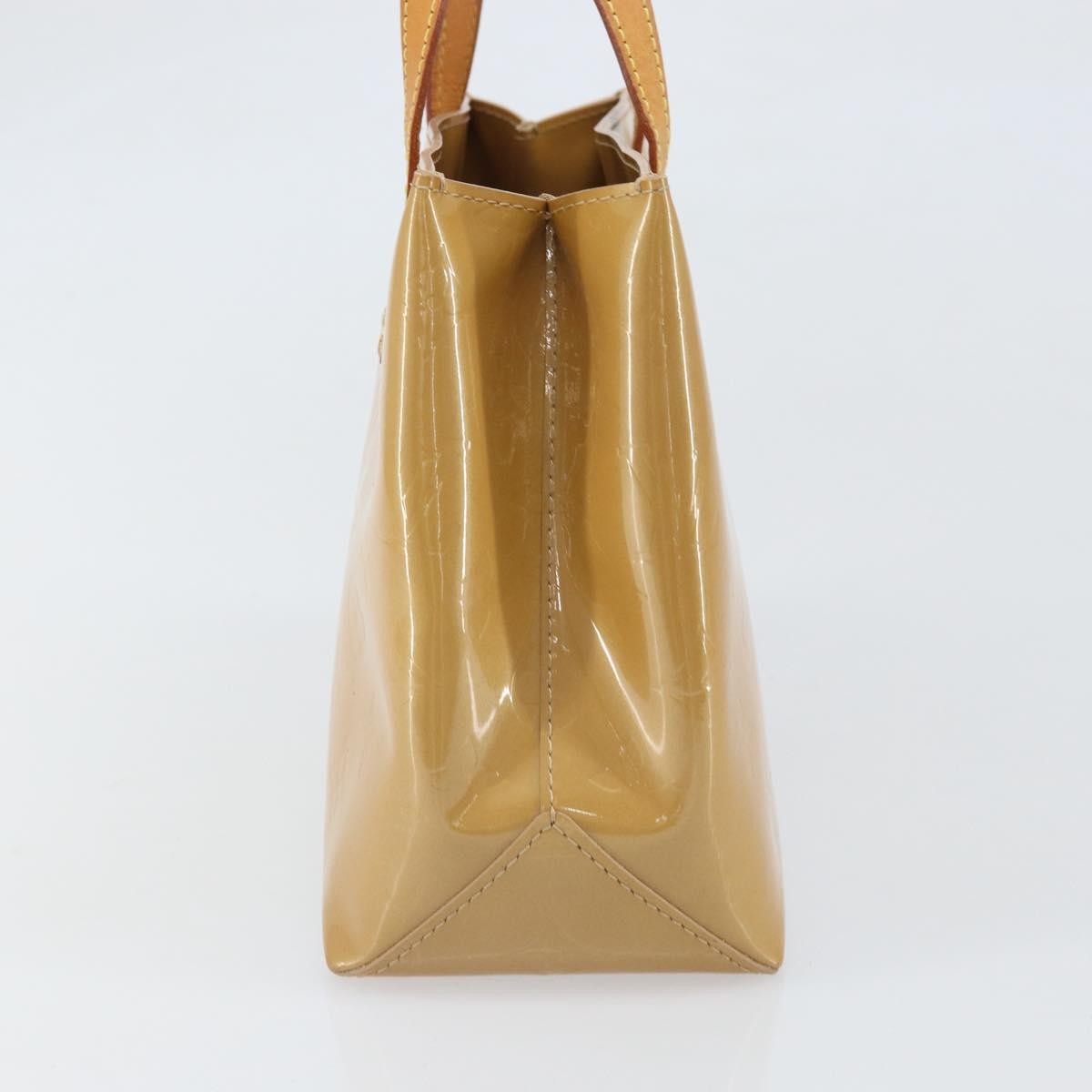 Louis Vuitton Reade Handbag Monogram Vernis Beige Patent_Leather Handbag