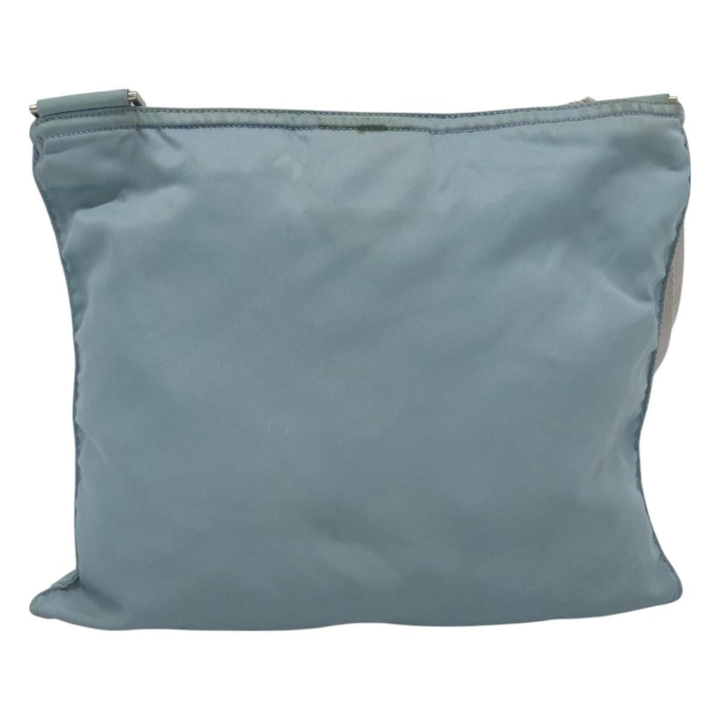 Prada Flat Messenger Bag Tessuto Blue Nylon Shoulder Bag Bag