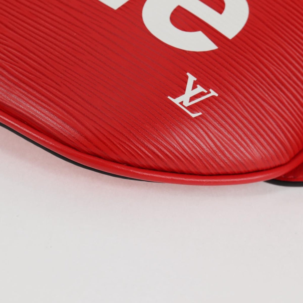 Louis Vuitton Louis Vuitton X Supreme Waist Bag Epi Leather Red Leather Clutche & Pouche Bag