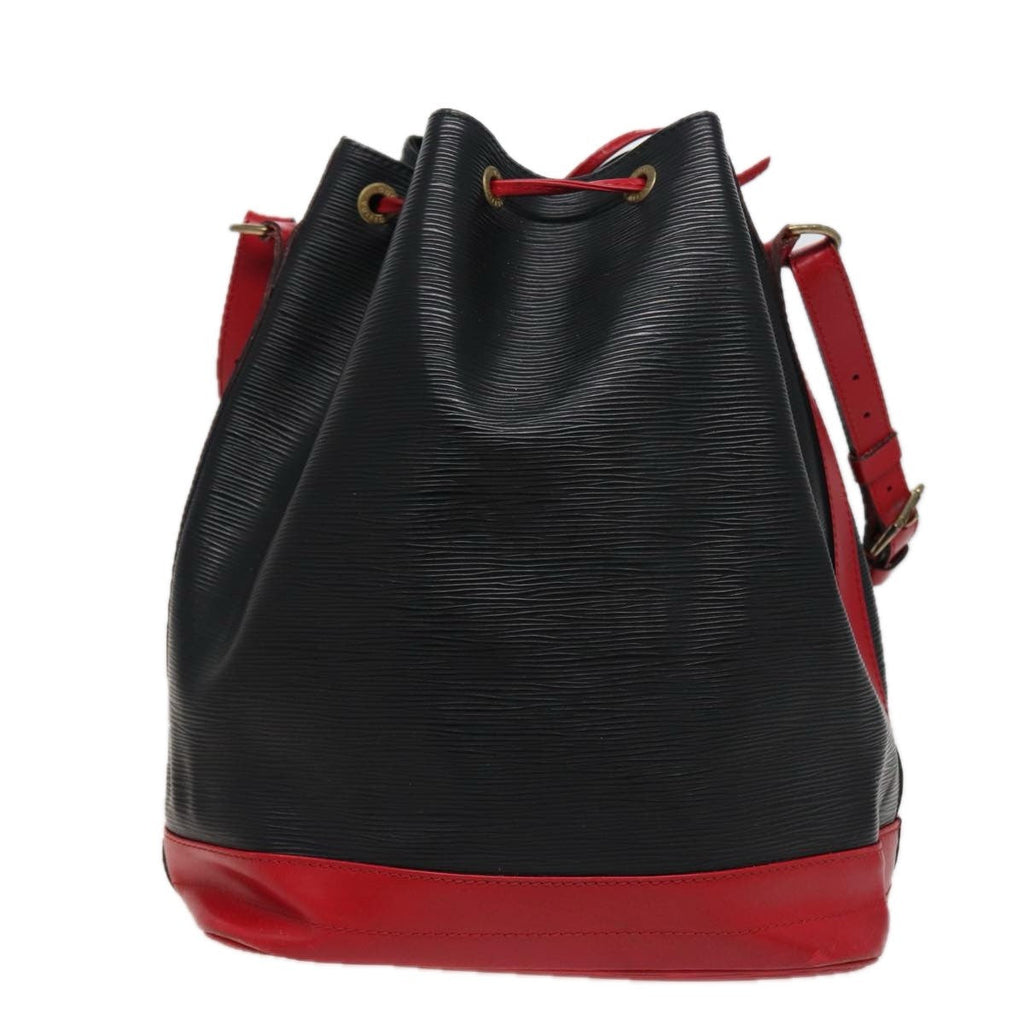 Louis Vuitton Bicolor Noe Handbag Epi Leather Black Leather Shoulder Bag