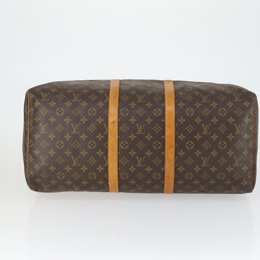 Louis Vuitton Keepall Bag Monogram Canvas Brown Canvas Travel Bag