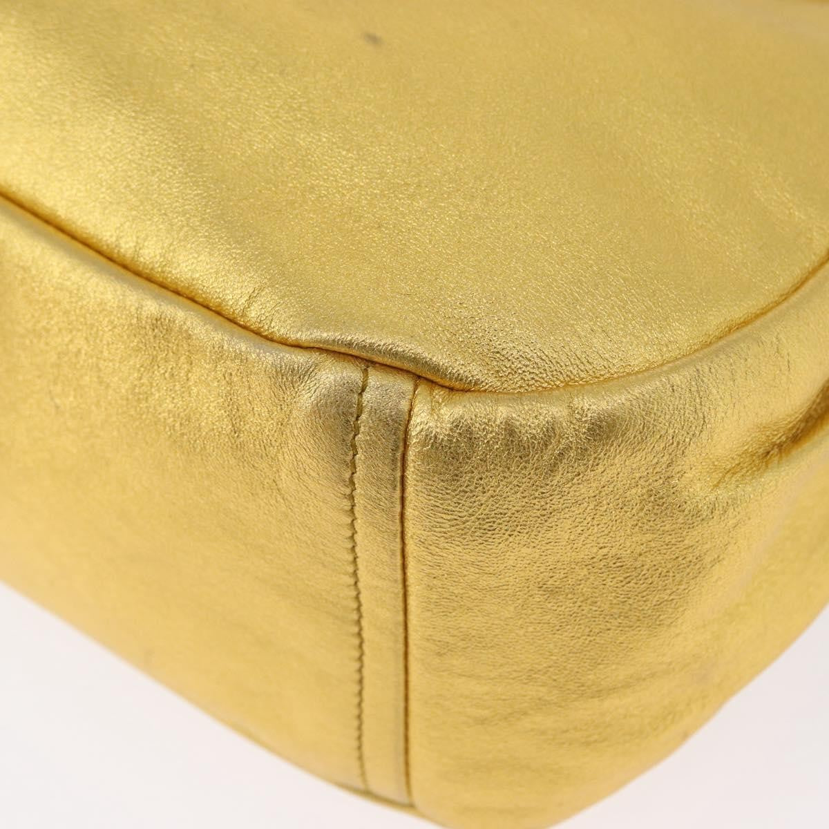 Prada Vintage Shoulder Bag Leather Gold Leather Shoulder Bag Bag