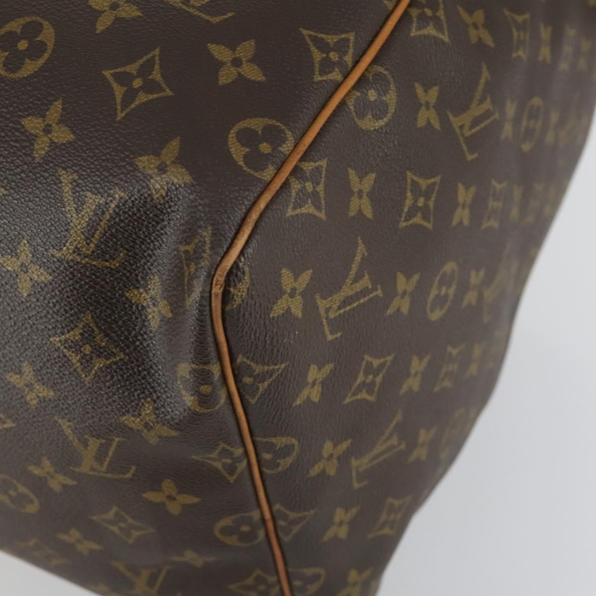 Louis Vuitton Keepall Bag Monogram Canvas Brown Canvas Travel Bag