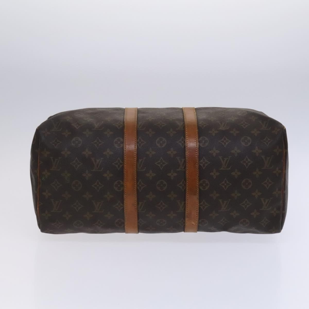 Louis Vuitton Keepall Bag Monogram Canvas Brown Canvas Travel Bag