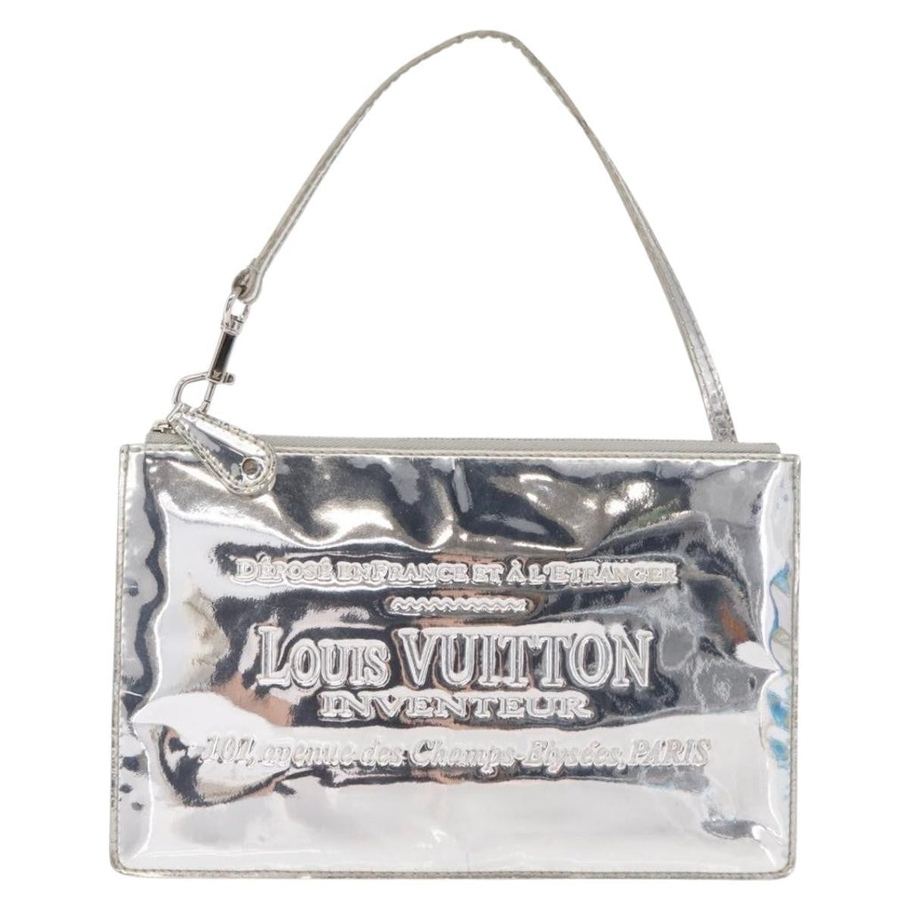 Louis Vuitton Pochette Clutch Monogram Miroir Pvc Silver Pvc Clutche & Pouche Bag