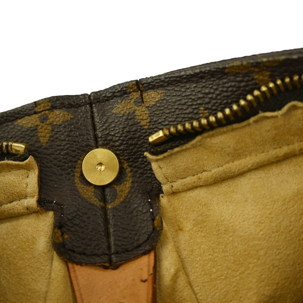 Louis Vuitton Monogram Looping Handbag Monogram Canvas Brown Canvas Shoulder Bag