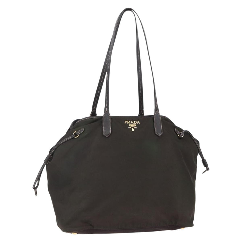 Prada Open Tote Tessuto Khaki Nylon Tote Bag Bag