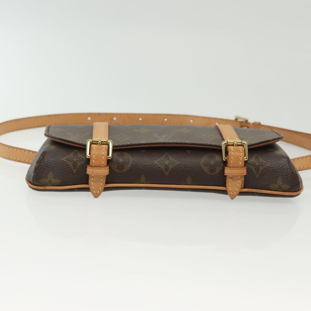 Louis Vuitton Marelle Waist Bag Monogram Canvas Brown Canvas Bag