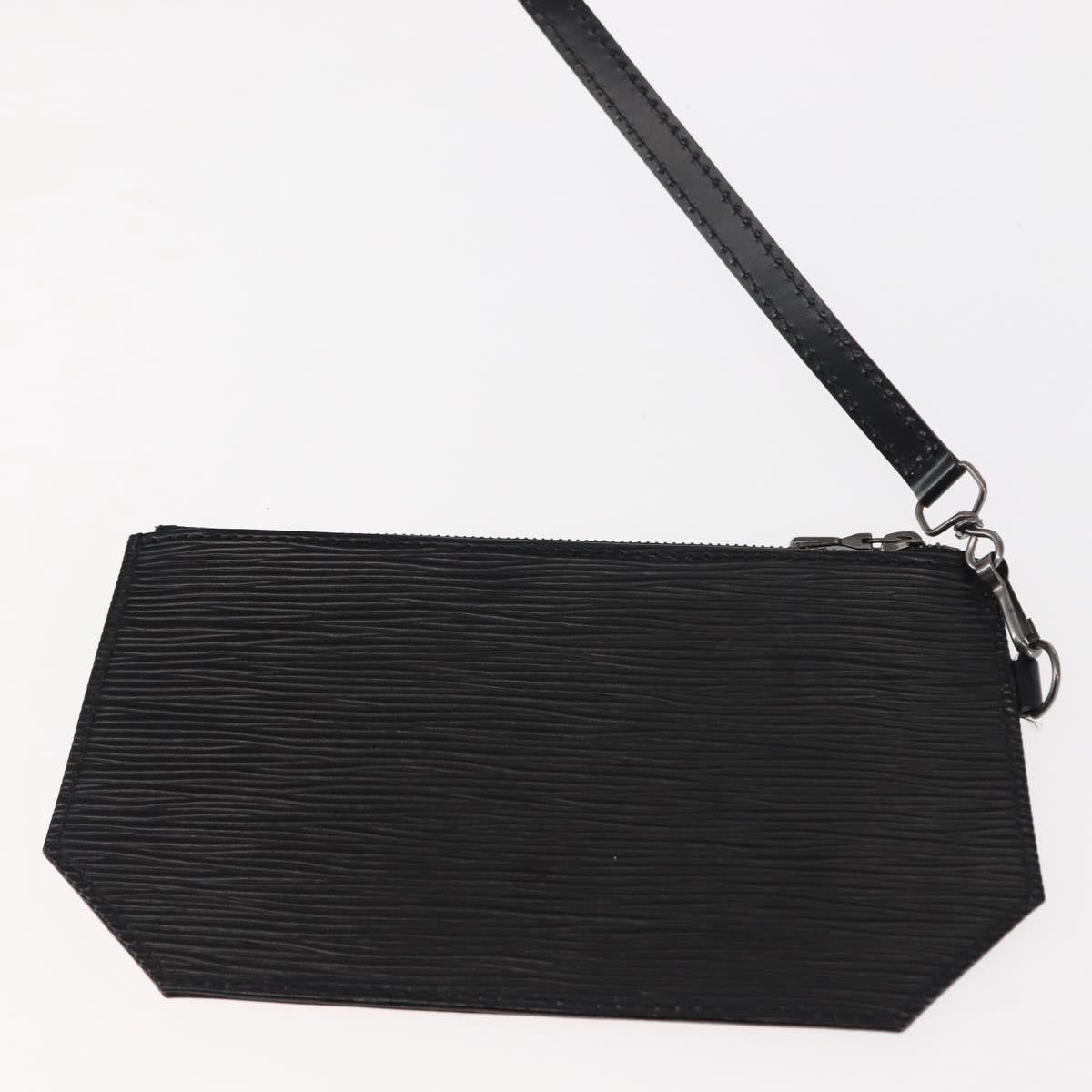 Louis Vuitton Vintage Sac D'epaule Handbag Epi Leather Black Leather Bag