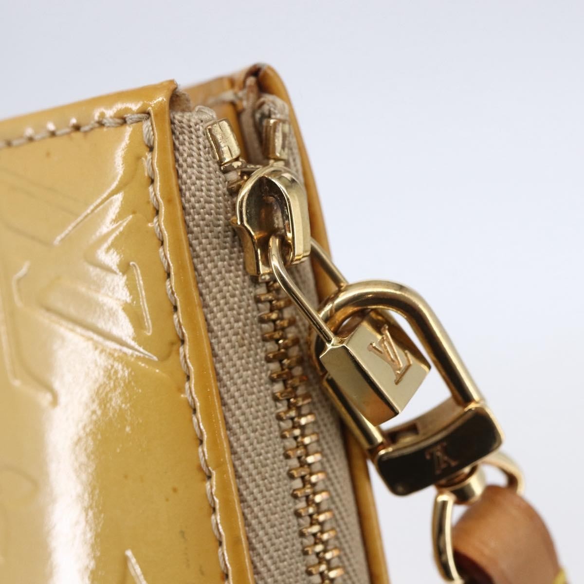 Louis Vuitton Lexington Pochette Monogram Vernis Beige Patent_Leather Clutche & Pouche Bag