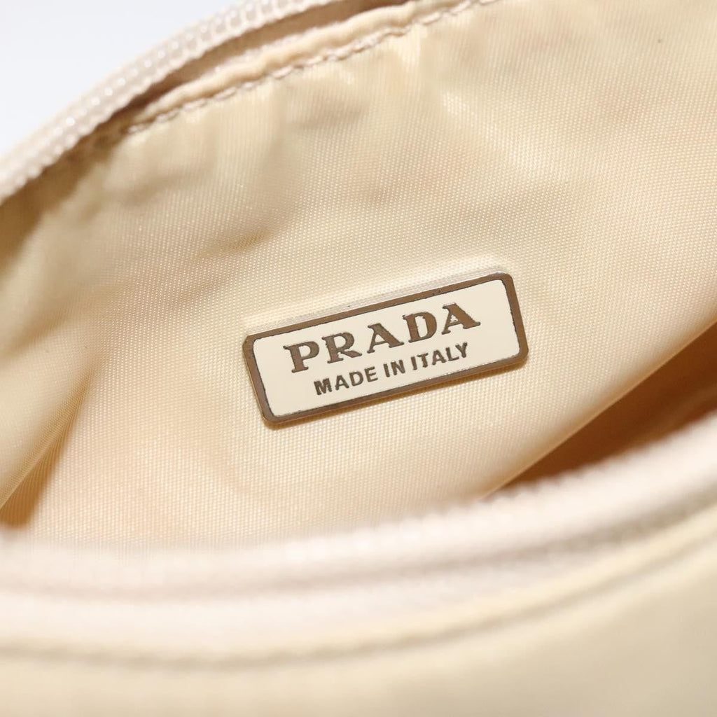 Prada Hobo Tessuto Beige Nylon Handbag