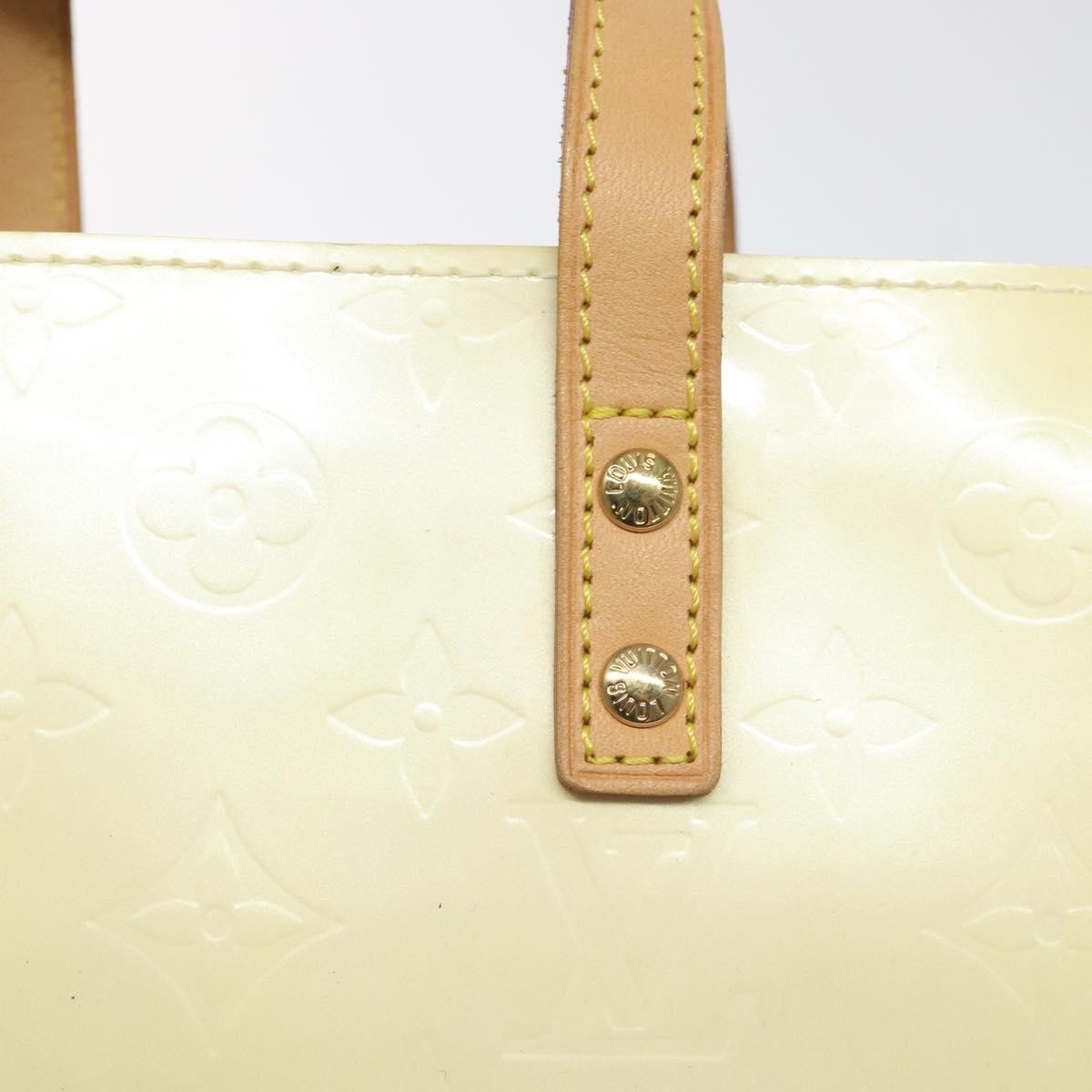 Louis Vuitton Reade Handbag Monogram Vernis Beige Patent_Leather Bag