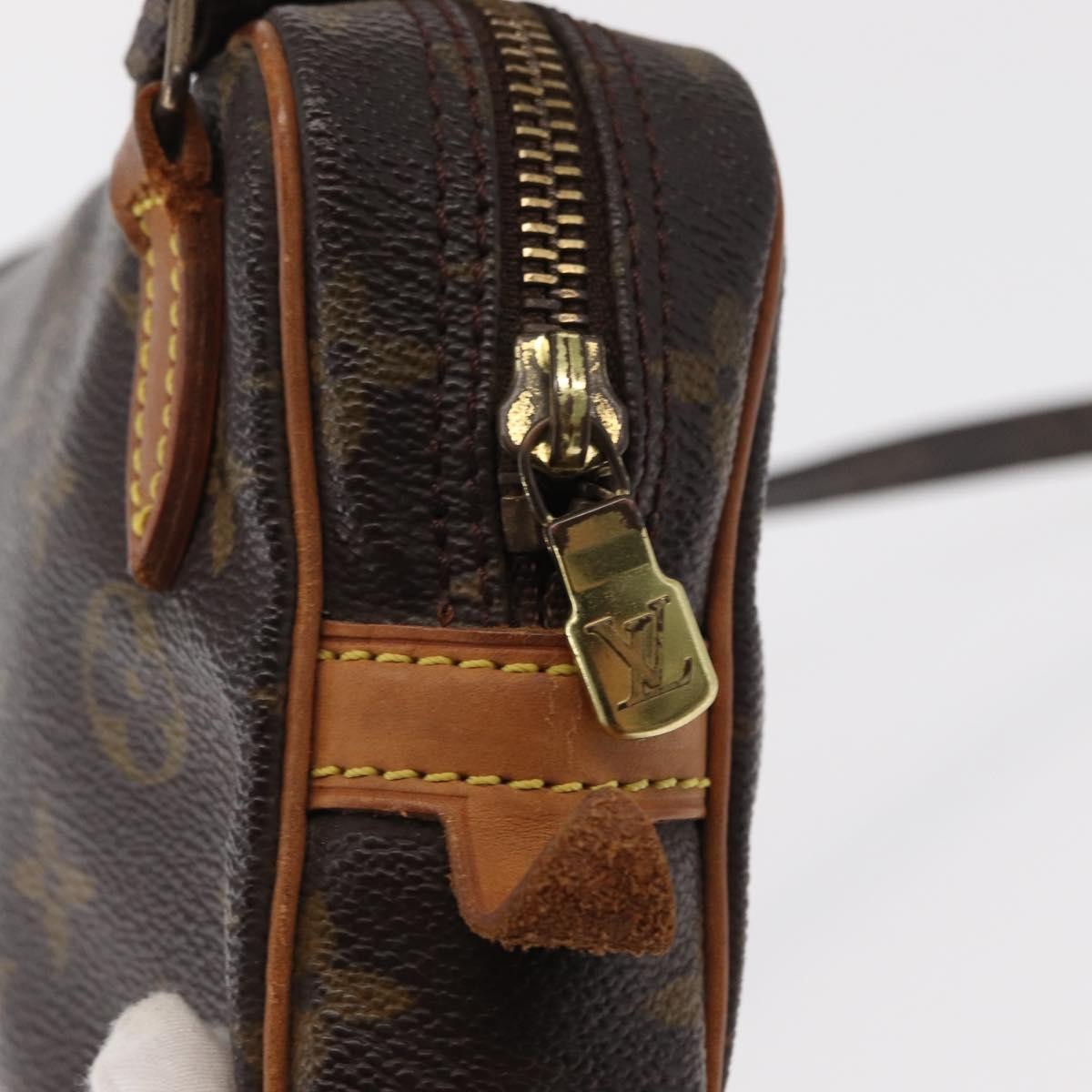 Louis Vuitton Pochette Marly Bandouliere Bag Monogram Canvas Brown Canvas Shoulder Bag