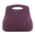 Chanel Vintage Millennium Waist Bag Tweed Purple Tweed Handbag