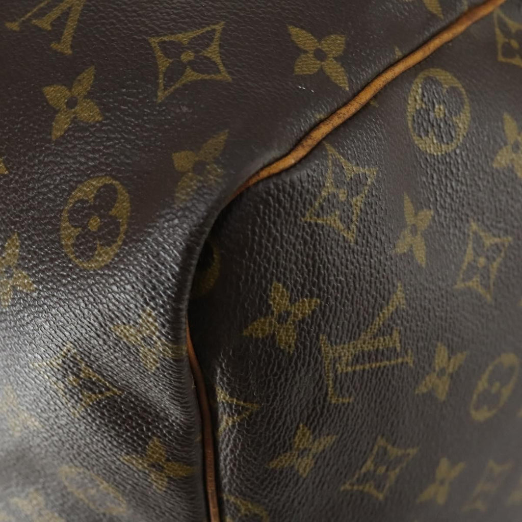 Louis Vuitton Keepall Bag Monogram Canvas Brown Canvas Travel Bag