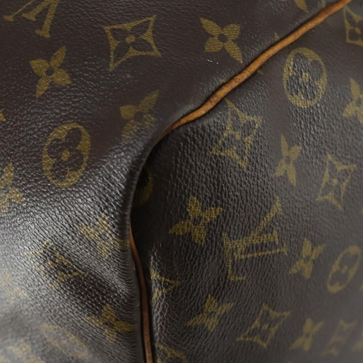 Louis Vuitton Keepall Bag Monogram Canvas Brown Canvas Travel Bag