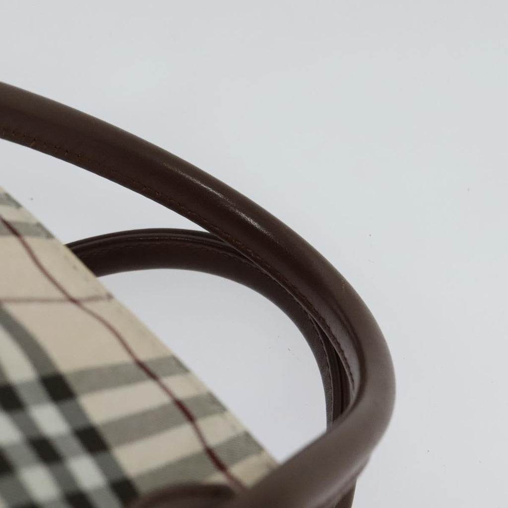 Burberry Nova Check Blue Label Nylon Beige Nylon Tote Bag
