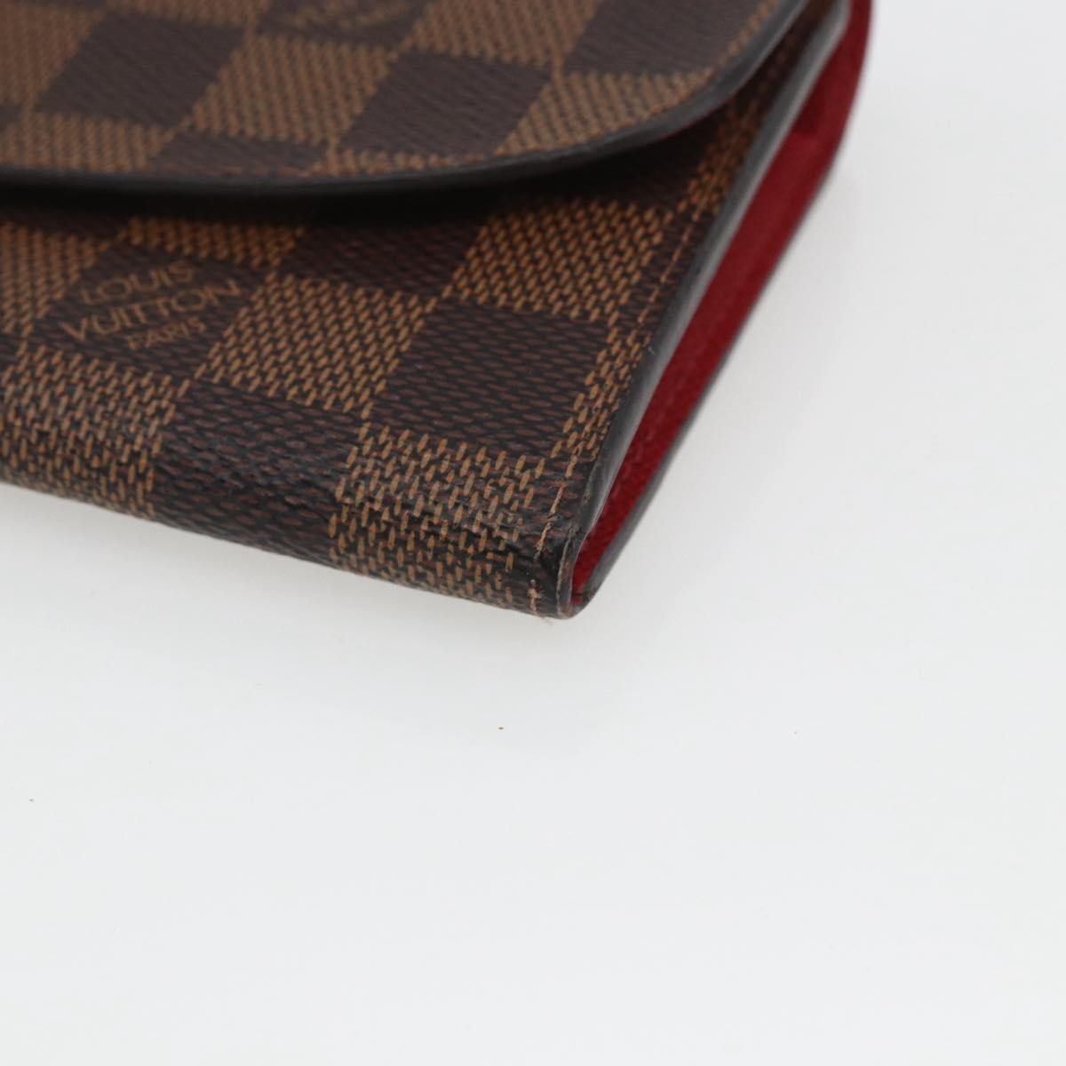 Louis Vuitton Emilie Wallet Damier Brown Canvas Wallets Accessory