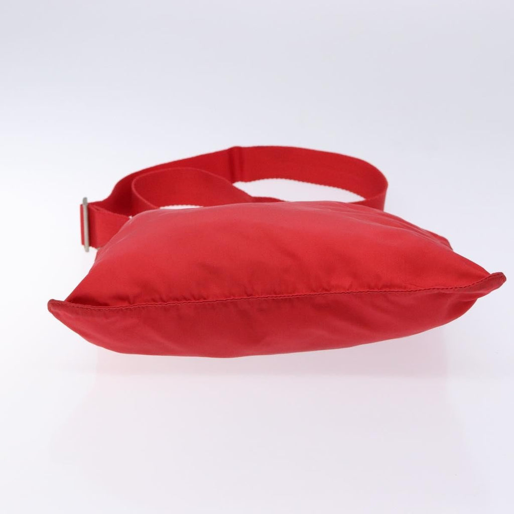 Prada Flat Messenger Bag Tessuto Red Nylon Bag